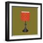 MCM Lamp I-Sloane Addison  -Framed Art Print