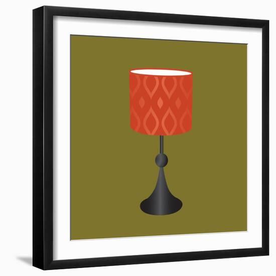 MCM Lamp I-Sloane Addison  -Framed Art Print