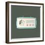 MCM Radio I-Sloane Addison  -Framed Art Print