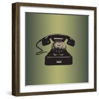 MCM Telephone-Sloane Addison  -Framed Art Print