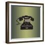 MCM Telephone-Sloane Addison  -Framed Art Print