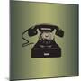 MCM Telephone-Sloane Addison  -Mounted Art Print