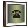 MCM Telephone-Sloane Addison  -Framed Art Print