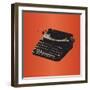 MCM Typewriter-Sloane Addison  -Framed Art Print