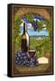 McMinnville, Oregon - Pinot Noir-Lantern Press-Framed Stretched Canvas