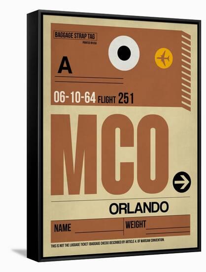 MCO Orlando Luggage Tag I-NaxArt-Framed Stretched Canvas