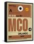 MCO Orlando Luggage Tag I-NaxArt-Framed Stretched Canvas