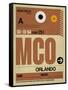 MCO Orlando Luggage Tag I-NaxArt-Framed Stretched Canvas