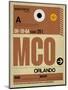 MCO Orlando Luggage Tag I-NaxArt-Mounted Premium Giclee Print