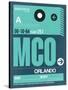 MCO Orlando Luggage Tag II-NaxArt-Stretched Canvas