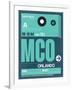 MCO Orlando Luggage Tag II-NaxArt-Framed Art Print