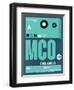 MCO Orlando Luggage Tag II-NaxArt-Framed Art Print