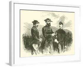 Mcpherson and His Chief Engineers, May 1863-null-Framed Giclee Print