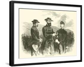 Mcpherson and His Chief Engineers, May 1863-null-Framed Giclee Print