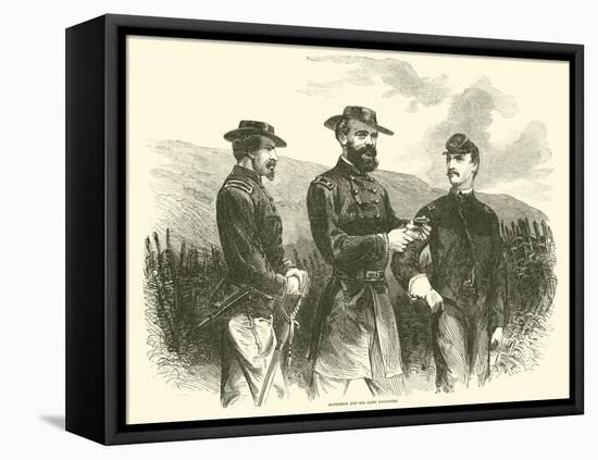 Mcpherson and His Chief Engineers, May 1863-null-Framed Stretched Canvas