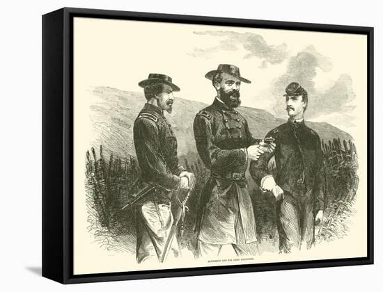 Mcpherson and His Chief Engineers, May 1863-null-Framed Stretched Canvas