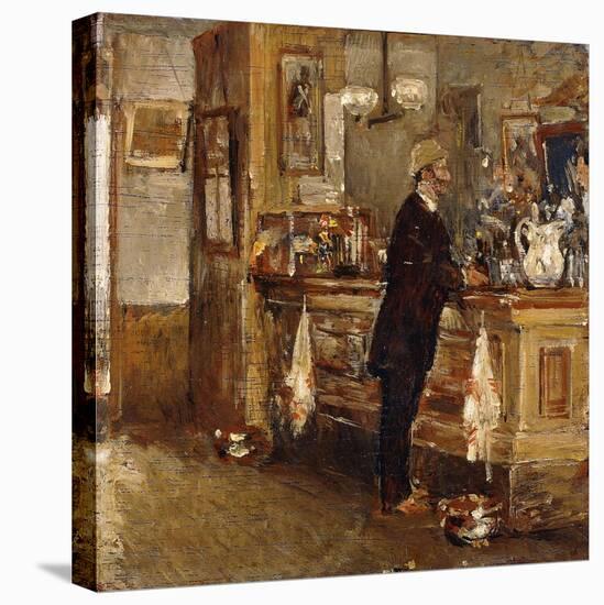 Mcsorley's Bar-Childe Hassam-Stretched Canvas