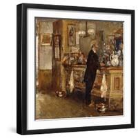 Mcsorley's Bar-Childe Hassam-Framed Giclee Print