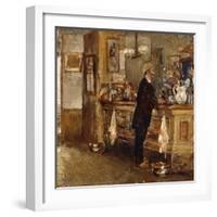 Mcsorley's Bar-Childe Hassam-Framed Giclee Print