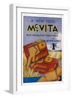 Mcvitie's Mcvita Wheat Biscuits Made Entirely from English Wheat at One Shilling a Packet-null-Framed Art Print