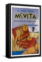 Mcvitie's Mcvita Wheat Biscuits Made Entirely from English Wheat at One Shilling a Packet-null-Framed Stretched Canvas