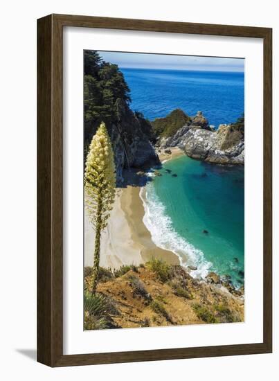 McWay Cove, Julia Pfeiffer Burns State Park, Big Sur, California, USA-Russ Bishop-Framed Photographic Print