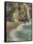 Mcway Falls at Julia Pfeiffer Burns State Park on the Big Sur Coast of California-Kyle Hammons-Framed Stretched Canvas