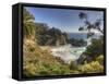 Mcway Falls at Julia Pfeiffer Burns State Park on the Big Sur Coast of California-Kyle Hammons-Framed Stretched Canvas