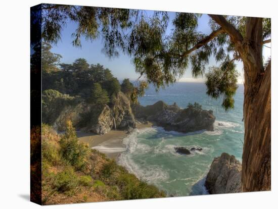 Mcway Falls at Julia Pfeiffer Burns State Park on the Big Sur Coast of California-Kyle Hammons-Stretched Canvas