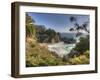 Mcway Falls at Julia Pfeiffer Burns State Park on the Big Sur Coast of California-Kyle Hammons-Framed Photographic Print