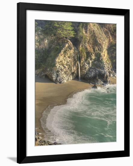 Mcway Falls at Julia Pfeiffer Burns State Park on the Big Sur Coast of California-Kyle Hammons-Framed Photographic Print