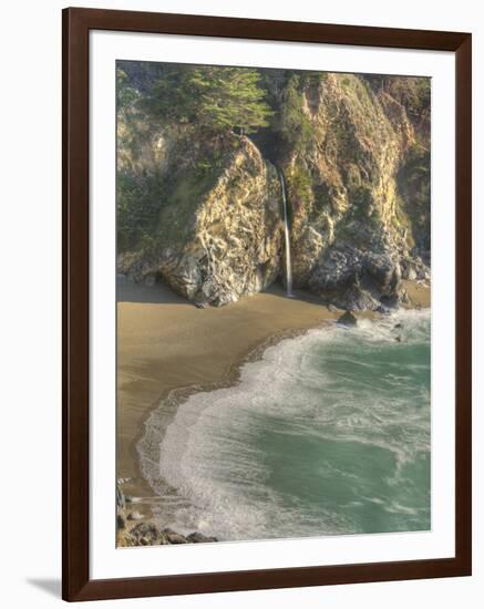 Mcway Falls at Julia Pfeiffer Burns State Park on the Big Sur Coast of California-Kyle Hammons-Framed Photographic Print