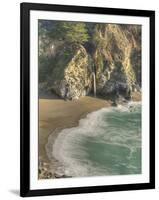 Mcway Falls at Julia Pfeiffer Burns State Park on the Big Sur Coast of California-Kyle Hammons-Framed Photographic Print