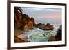 Mcway Falls in Big Sur at Sunset, California-Andy777-Framed Photographic Print