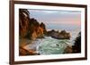 Mcway Falls in Big Sur at Sunset, California-Andy777-Framed Photographic Print