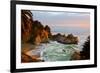 Mcway Falls in Big Sur at Sunset, California-Andy777-Framed Photographic Print