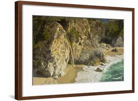 Mcway Falls, Julia Pfeiffer Burns State Park, Big Sur, California, USA-Michel Hersen-Framed Photographic Print