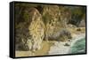 Mcway Falls, Julia Pfeiffer Burns State Park, Big Sur, California, USA-Michel Hersen-Framed Stretched Canvas