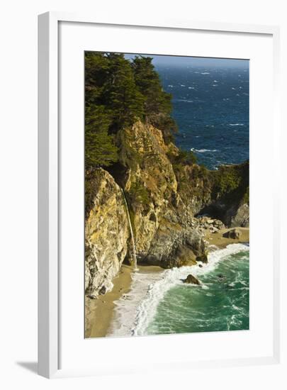 Mcway Falls, Julia Pfeiffer Burns State Park, Big Sur, California, USA-Michel Hersen-Framed Photographic Print