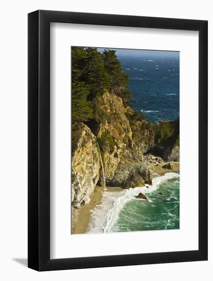 Mcway Falls, Julia Pfeiffer Burns State Park, Big Sur, California, USA-Michel Hersen-Framed Photographic Print