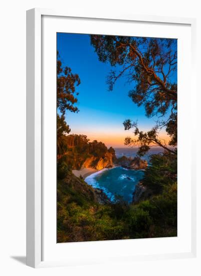 Mcway Falls Julia Pfeiffer Burns State Park, Near Carmel California Usa-Kris Wiktor-Framed Photographic Print