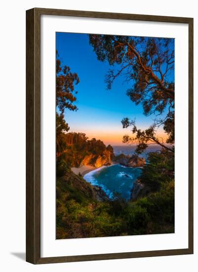 Mcway Falls Julia Pfeiffer Burns State Park, Near Carmel California Usa-Kris Wiktor-Framed Photographic Print
