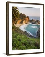 Mcway Falls, Mcway Cove, Julia Pfeiffer Burns State Park, California, Usa-Rainer Mirau-Framed Photographic Print