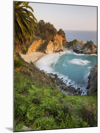 Mcway Falls, Mcway Cove, Julia Pfeiffer Burns State Park, California, Usa-Rainer Mirau-Mounted Photographic Print