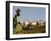 Mdina, View over the Surrounding Fields to the Ancient Walled City of Mdina, Malta-John Warburton-lee-Framed Photographic Print