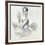 Mdlle Lucile Grahn, from The Illustrated London News, 8th March 1845-null-Framed Giclee Print