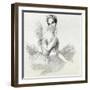 Mdlle Lucile Grahn, from The Illustrated London News, 8th March 1845-null-Framed Giclee Print