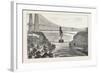 Mdlle. Spelterini Crossing the Niagara River on a Tight Rope-null-Framed Giclee Print