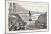 Mdlle. Spelterini Crossing the Niagara River on a Tight Rope-null-Mounted Giclee Print