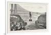 Mdlle. Spelterini Crossing the Niagara River on a Tight Rope-null-Framed Giclee Print